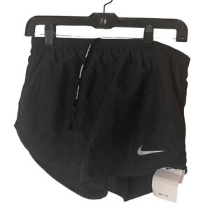 Women's Black elastic waist lined Nike Dri Fit running shorts - Small